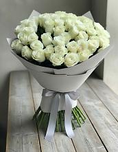 Букет 35 Белых роз #REPLACE_PRED# Майне