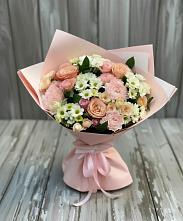Букет цветов из:  Гвоздики, Розы и Хризантемы в Майне