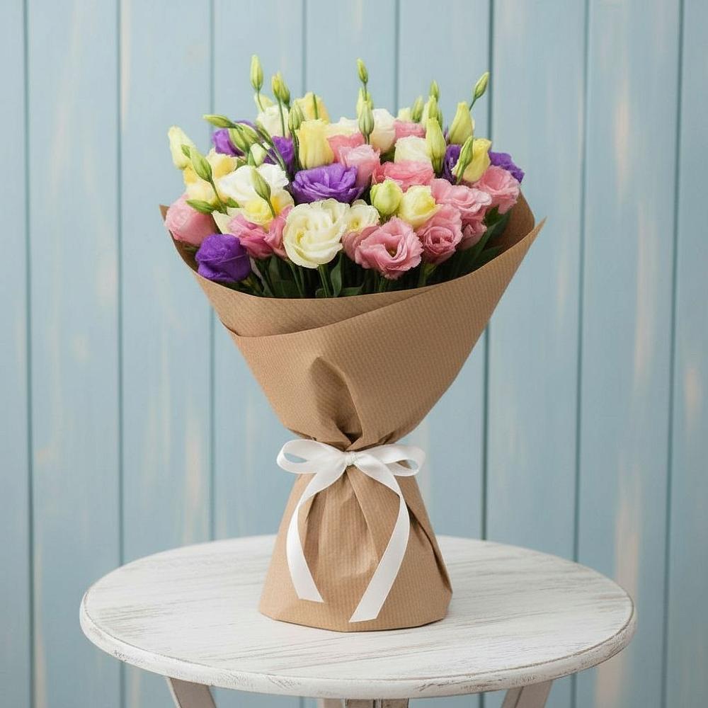 Букет цветов из: Лизиантусы в Майне