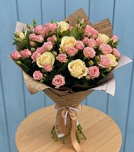 Букет цветов из:  Розы #REPLACE_PRED# Майне