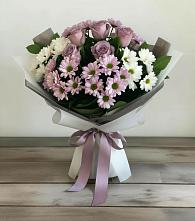 Букет цветов из:  Хризантемы и Розы в Майне