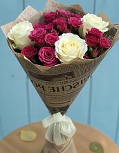Букет цветов из:  Розы #REPLACE_PRED# Майне