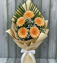 Букет цветов из:  Герберы в Майне