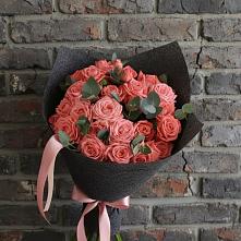 Букет цветов из:  Розы #REPLACE_PRED# Майне